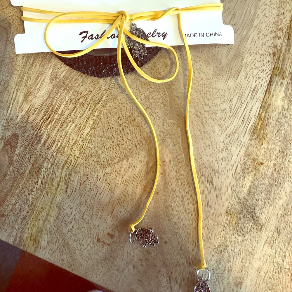 New super cute Mustard color 13” chocker